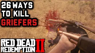 26 Ways To Kill Griefers in Red Dead Redemption online