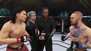 Bolo Yeung vs. Conor McGregor (EA Sports UFC 3) - CPU vs. CPU - Crazy UFC 👊🤪
