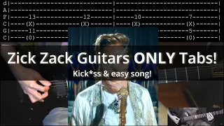 How to play Zick Zack w/Tabs! GUITARS ONLY - Rammstein