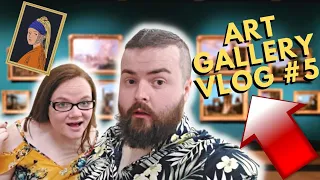 Vlog#5  We go to an Art Gallery and discover Art!