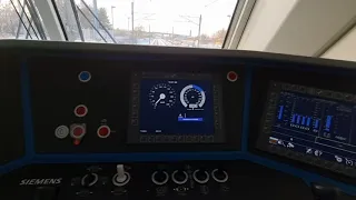 Acceleration from 0 to 130 on fast train with Siemens Smartron