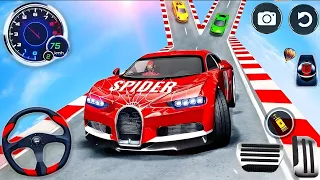 Best Ramp Car Stunt Racing Game 2024 - Extreme Car Stunt Driving Simulator - Android Gameplay.