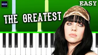 Billie Eilish - THE GREATEST - Piano Tutorial