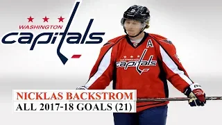 Nicklas Backstrom (#19) All 21 Goals of the 2017-18 NHL Season