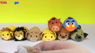 The Lion King Tsum Tsum Collection Review Full Set - Play-Doh Mountain of Colour