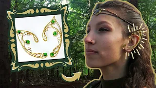 I tried to make wire wrap elf ears.. + full elf transformation! (Can I DIY?)