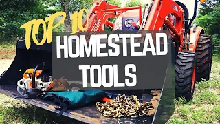 Top 10 Tools For Your Homestead