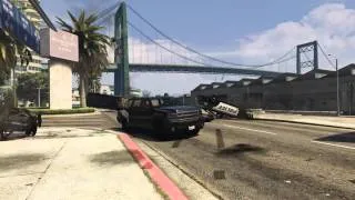 Running away from the cops gta