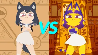 Ankha Dance VS Ankha but Horizon anime dance meme animation