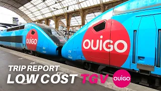 Onboard TGV OUIGO Low Cost French High Speed Train from Paris to Nice