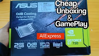 ASUS Nvidia Geforce GT 730 Unboxing & GamePlay $60