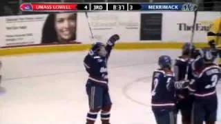 UMass Lowell 6, #13/14 Merrimack 4 (Jan. 21, 2011)