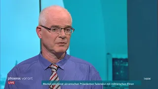 Andreas Heinemann-Grüder zum Treffen von Merkel und ihrem ukrainischen Amtskollegen am 18.06.19