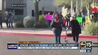Apache Junction woman OK'd to return to home