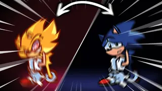 Phantasm | But Sonic and Fleetway change turns too much (FNF Chaos Nightmare Mod)