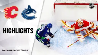 Flames @ Canucks 2/13/21 | NHL Highlights