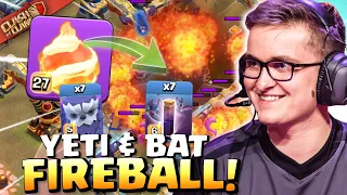 FIREBALL attacks keep EVOLVING! YETI BAT Fireball from Jojo in Creative Masters! Clash of Clans