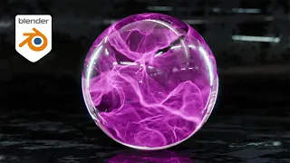 Glass Plasma Orb in Blender (Blender Tutorial)