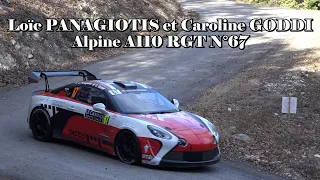 Rallye du Monte Carlo WRC 2023 - Alpine A110 RGT N°67 - Loïc PANAGIOTIS et Caroline GODDI