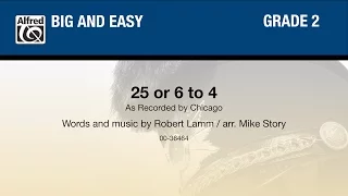 25 or 6 to 4, arr. Mike Story - Score & Sound