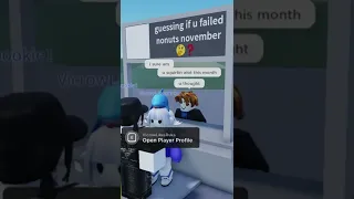 Guessing if girls failed No Nut November (Roblox) #shorts