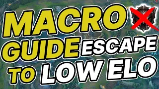 How to ESCAPE LOW ELO with ONLY USING MACRO - League of Legends