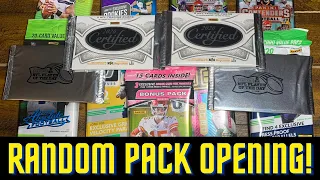 Random Hobby & Value Football Pack Opening!! Certified, Mosaic, Optic & More!!