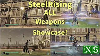 SteelRising: All WEAPONS and SHIELDS Movesets Showcase! AND Abilities!