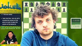 SINUGOD din ni GM Niemann para sa CANDIDATES! |  FIDE Grand Swiss 2023 Round 1