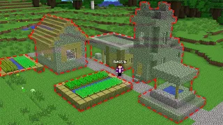 ПОЧЕМУ ДЕРЕВНЯ ЖИТЕЛЕЙ СТАЛА НЕВИДИМОЙ В МАЙНКРАФТ 100% троллинг ловушка minecraft