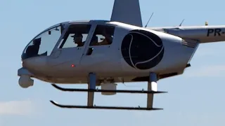 Helicopter Robinson R44 Raven II Landing Video | TV Helicopter