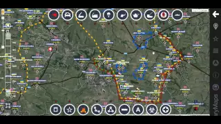 Обзор карты боевых действий 05 12 2014 в 22 00 Мариуполь Донецк Луганск АТО