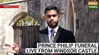 Prince Philip's funeral at Windsor Castle | IndiaThinks | Nishan Chilkuri reports