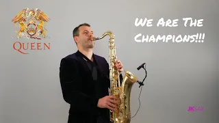 We Are The Champions (Queen) - Saxophone & Piano Cover by JK Sax