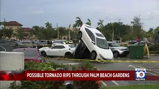 Tornado damages homes, cars in Palm Beach Gardens