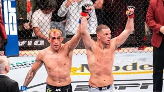 #UFC279 Nate Diaz taps out Tony Ferguson in last UFC Fight!