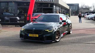 Sports/Supercars Leaving Car Meet, FLYBYS! M2 GT, Tecnica, 458, Mustang GT, AMG GTR, Crown, RS3...