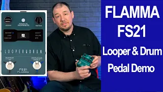 Flamma FS21 Looper & Drum Pedal Demonstration