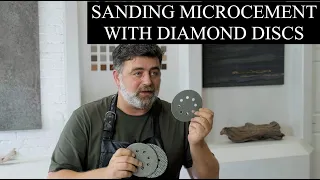 Part 7: Sanding microcement with diamond discs