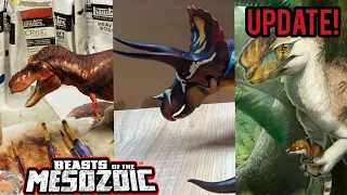 Beasts of the Mesozoic: 1/35 Rex Painted, Ceratopsian Test Shots, Dilong Head Sculpt, New Box Art!