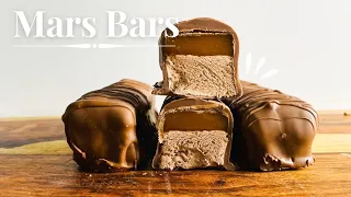 The Best Homemade Mars Bars | How to make milky way bars #marsbar #milkywaybar #nougat