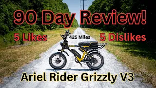 Ariel Rider Grizzly V3 - 90 day 425 mile Review