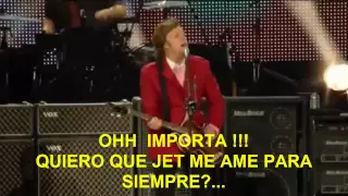 Paul McCartney- Jet (Subtitulada Español) (Zócalo México: 2012)