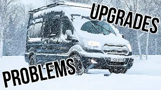 Realities of Extreme winter Vanlife | PROBLEMS and UPGRADES