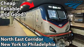 Cheap Reliable and Good? Amtrak Northeast Regional from NYC to Philadelphia