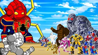 Series Tranformers 2D: Pulp Fiction, Are Baby, Evolution Kong & CHEF PIGSTER | Autobots Robot Films