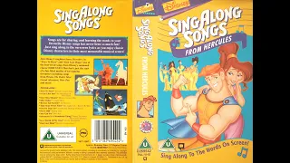 Sing Along Songs from Hercules [UK VHS] (1997)