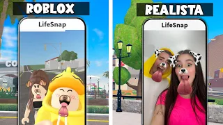 ROBLOX SNAPCHAT PERO CADA SEGUNDO es MÁS REALISTA!