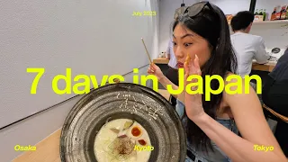 Japan Vlog — Everything I ate in Osaka, Kyoto, and Tokyo from street food to hidden local spots