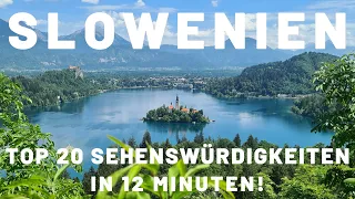 Top 20 Sehenswürdigkeiten in Slowenien (in 12 Minuten!) | Project Jumper VANLIFE